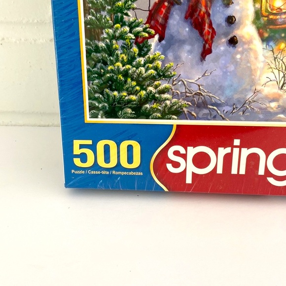 Unopened Springbok 500 Piece Christmas Puzzle - Picture 2 of 4